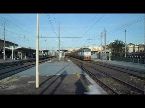 E655.226 in partenza col MRV 57600 Frosinone - Chiasso Smistamento