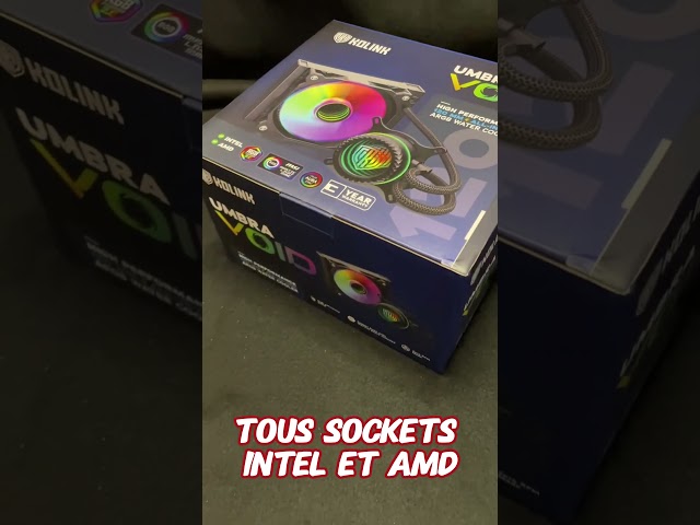 Vídeo relacionado con Kit+Watercooling+AIO+Kolink+Umbra+Void+RGB+-+240mm+%28Negro%29