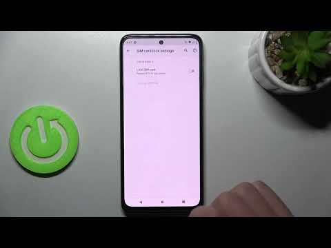 How to Lock SIM Card with SIM PIN in Motorola Moto G41 - Access SIM Card Settings