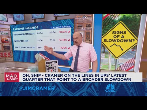 Jim Cramer on if UPS and other earnings signal a broader slowdown ahead