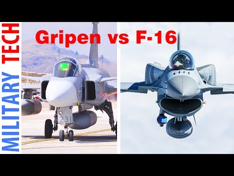 Saab JAS-39 E Gripen vs F-16 Fighting Falcon Comparison