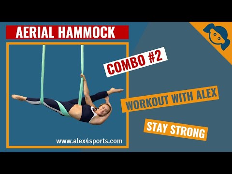 Aerial Yoga Hammock #3: Combo #2 [tutorial]