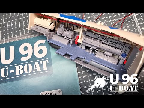 Build the 1:48 Scale U96 U-Boat - Pack 23 - Stages 89-92
