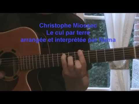 Le cul par terre (Christophe Miossec) Guitare reprise   Acoustic cover 1995