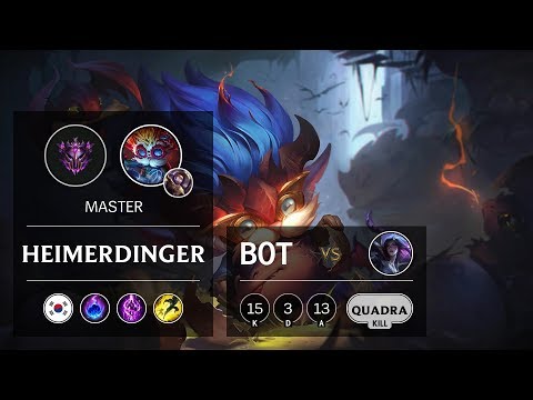 Heimerdinger Bot vs Kai'Sa - KR Master Patch 9.19