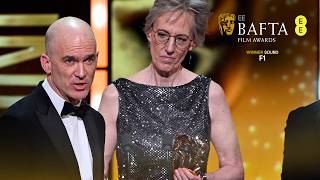 F1 Wins The BAFTA for Sound | EE BAFTA Film Awards 2026