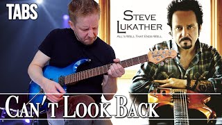 Steve Lukather - Can´t Look Back | Guitar cover WITH TABS |
