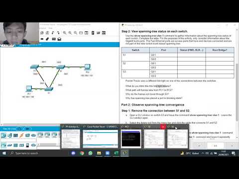 Penugasan 5.1.9 Packet Tracer - Investigate STP Loop Prevention