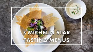 5 of the world's BEST TASTING MENUS at 3 Michelin star restaurants (full menus with explanation)