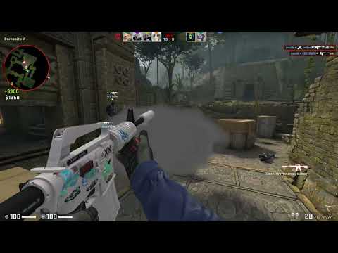 yuurih 4 M4A1-S kills FURIA vs TeamOne - BLAST.tv Paris Major 2023 Americas RMR