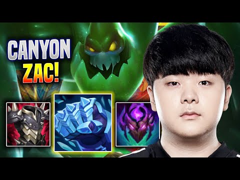 LEARN HOW TO PLAY ZAC JUNGLE LIKE A PRO! - DK Canyon Plays Zac JUNGLE vs Xin Zhao!