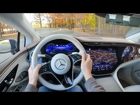 2022 Mercedes-Benz EQS580 – POV Test Drive (Binaural Audio)