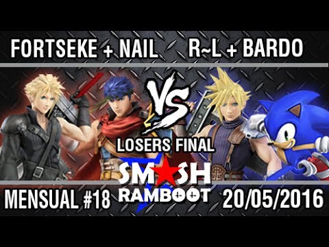 [SmashxRamboot #18] ForTseKe+Nail Vs. Robo~Luigi+El_Bardo Losers Final