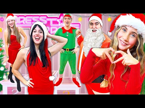 GIOCHIAMO A DRESS TO IMPRESS DI NATALE NELLA VITA REALE CON GIADA E I NOSTRI AMICI!