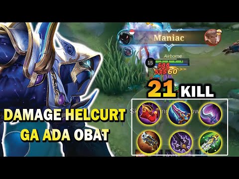 HELCURT ROTATION YOU MIGHT WANT TO SEE l FULL BUILD DAMAGE l 1X HIT MATI l TOP GLOBAL HELCURT - MLBB