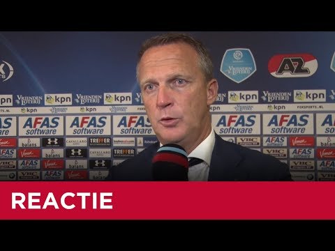 Reactie Van den Brom | AZ - Feyenoord