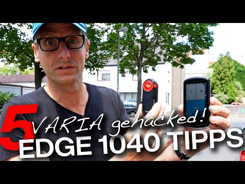 Garmin EDGE 1040 Connect IQ Varia Radar Smart Bike Lights, Display entspiegeln, MapDashboard