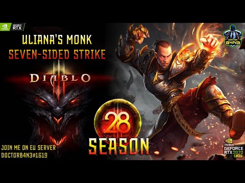 Uliana's Seven-Sided Strike Monk in Season 28 | EU server | Diablo 3