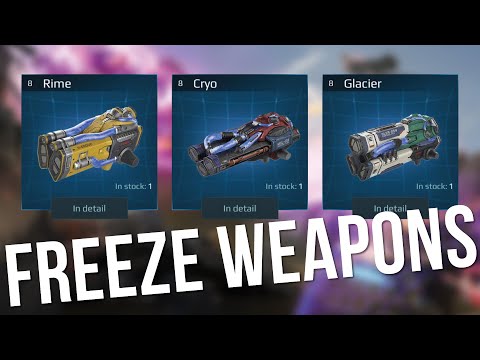 War Robots - NEW “FREEZING” Rocket Launcher Weapons (Rime, Cryo, Glacier) | Test Server Gameplay