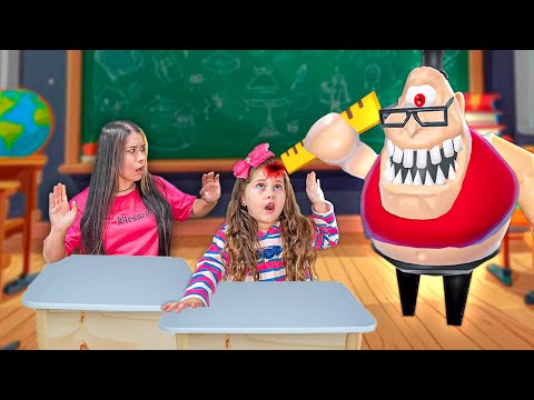 MY LITTLE SISTER AND I HAD TO RUN AWAY FROM THE EVIL PRINCIPAL AT SCHOOL!
