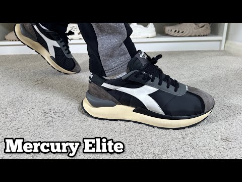 Diadora Mercury Elite Black & White Pristine Review& On foot