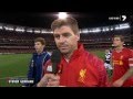 Steven Gerrard on-field interview after Melbourne Victory #LiverpoolFC June 24, 2013