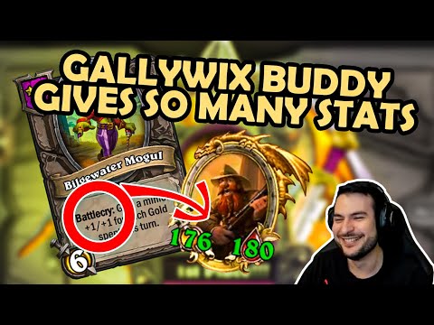 Gallywix Buddy Giving 170/170 Stats In 1 Turn! | Hearthstone Battlegrounds
