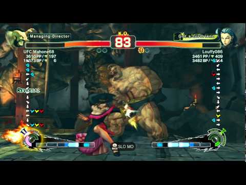 USFIV~ Rose (Louffy086) vs.  Zangief (UFC Mahone68) HD