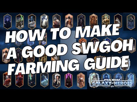 How to Make a Good SWGOH Farming Guide in 2023