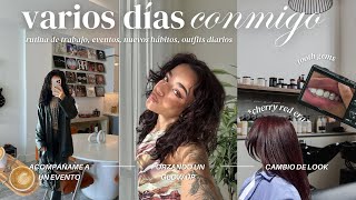 Varios días conmigo: GRWM para un evento, cambio de look, rutina realista & forzando un  *GLOW UP*