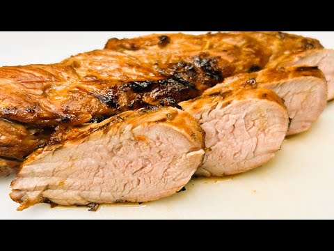 MARINATED & Grilled PORK TENDERLOIN | SOY & GINGER Marinade Recipe