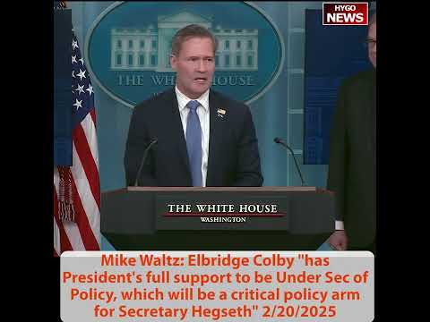 NSA Waltz: 'Ridiculous' That People Who Demanded Gaza Ceasefire Are Against One in Ukraine
