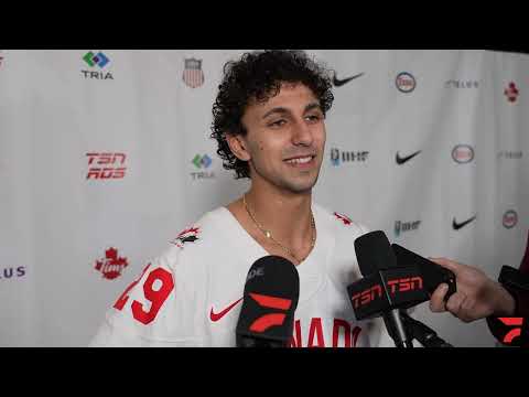Michael Hage Reflects On Successful World Juniors Debut With Canada In Win Over Czechia