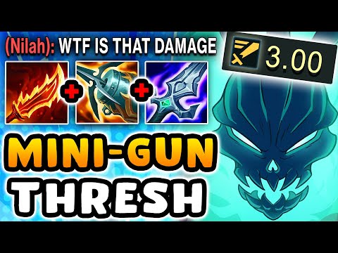 Thresh Jungle with 3.00 attack speed is the most ridiculous thing you'll see today...
