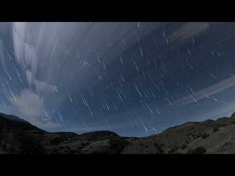 Startrails with clouds