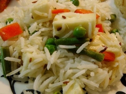 Vegetable Pulao / Veg Pilaf / Veg pulav (Flavorful Rice with vegetables) Video