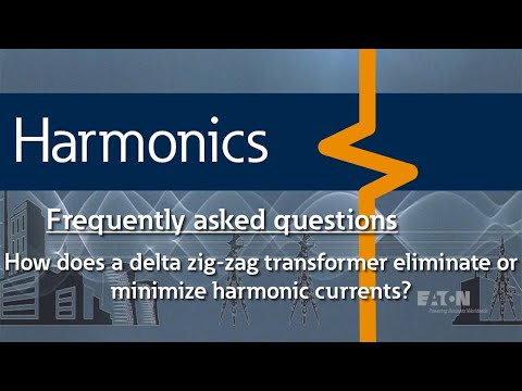 50 – How does a delta zig-zag transformer eliminate or minimize harmonic currents?