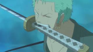 Zoro vs Hody Jones (Under water battle) Ep 537 Fis