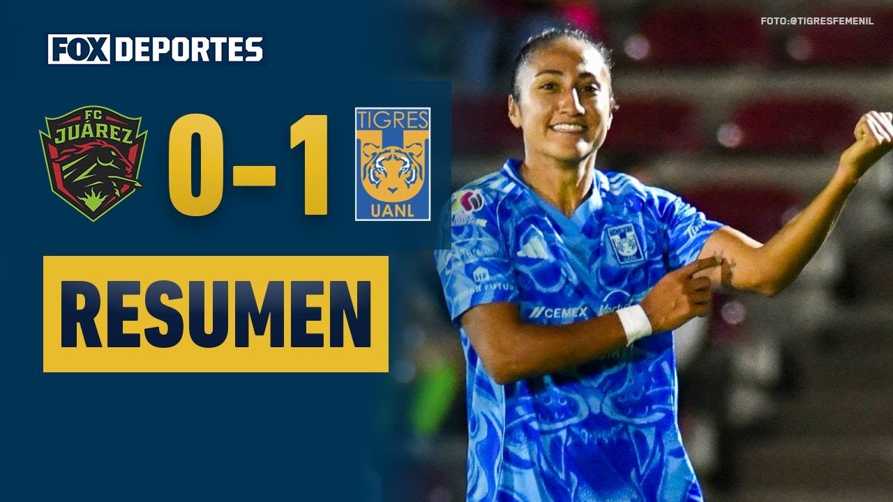😍 TIGRES TOMA VENTAJA | Juárez 0-1 Tigres | Cuartos de final de Ida | Liga MX Femenil | HIGHLIGHTS