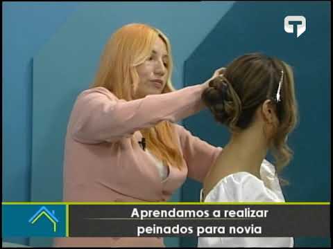 Aprendamos a realizar peinados para novia
