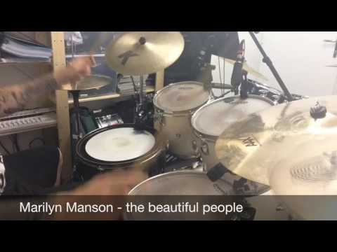 Marilyn Manson - the beautiful people drum cover