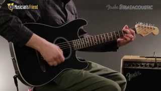 Video thumbnail for Fender Standard Stratacoustic Acoustic-Electric Guitar by Musician's Friend