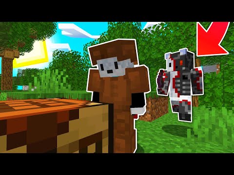 😱🔥 ! ماينكرافت ولكن روبوت يحاول يقتلني