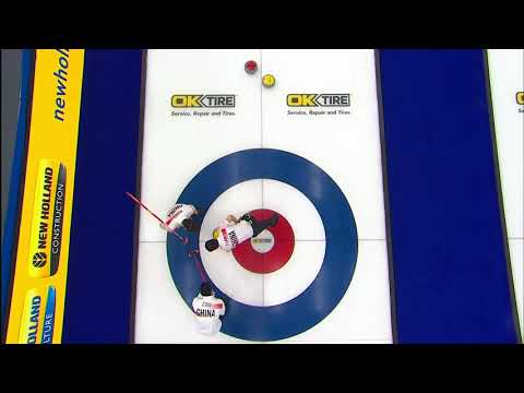 #wmcc2021 [4E] Zou(CHN) violates 5 rock FGZ rule & peels all guards; Bottcher(CAN) obliges!
