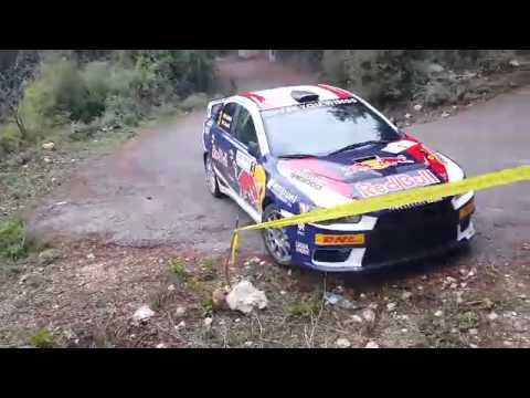 Nicolas amiouni mistake in SS1 spring rally 2014
