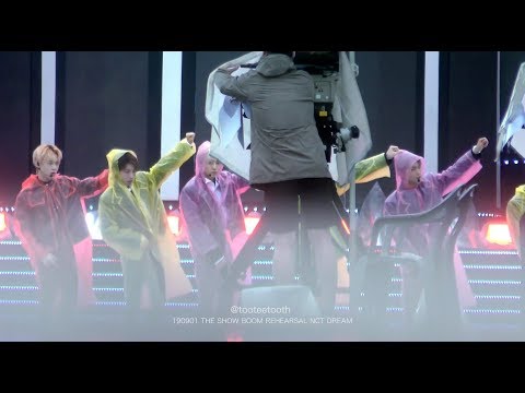 190901 BOOM Rehearsal Raincoat Ver. NCT DREAM