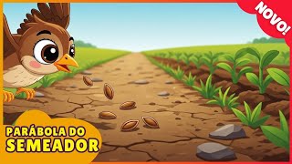 Parábolas de Jesus: A Parábola do Semeador | Desenho Bíblico Infantil | Episódio 4