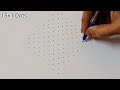 15 1 Dots Rangoli Design New Year Rangoli Desings 2025 Chukkala Muggulu Klllrangoli