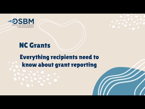 How to report grant activity to OSBM