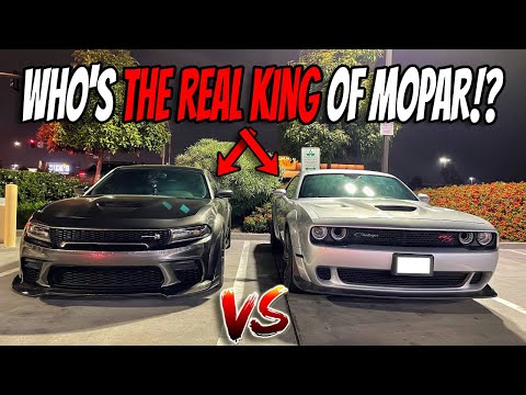 Dodge Charger Scat Pack Widebody Vs Dodge Challenger Scat Pack Widebody